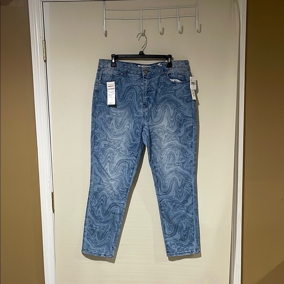 gogo jeans Denim - GOGO Blue High Rise Relaxed Fit Jeans Women Size 15/32